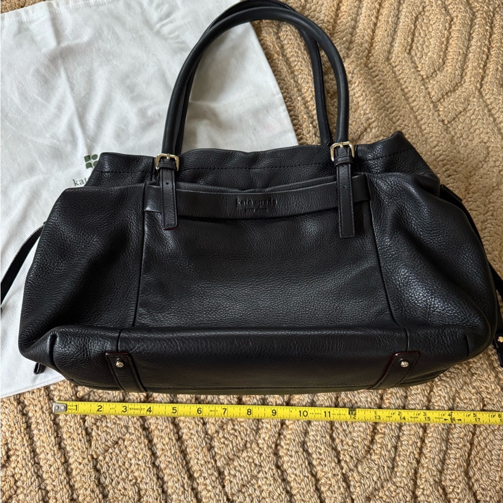 ♠️Kate Spade Black Pebbled Leather Purse!  Perfect condition!  ✨ - Picture 5 of 7